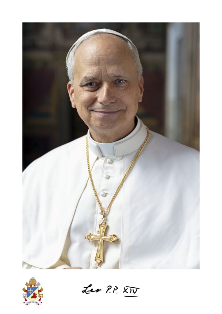 Carte photo pape léon xiv 2 Fotokaart paus leo xiv