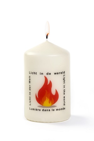 Kaars licht in de wereld lr