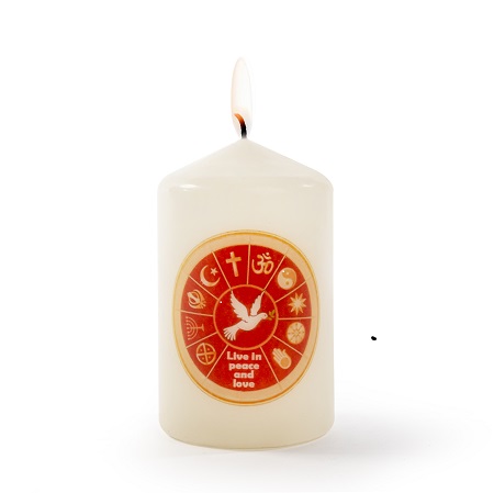 Live in peace and love kaars LR kopie