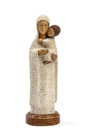 Statue de marie portant l’enfant, moniales de bethléem 1 Statue de marie portant l’enfant, moniales de bethléem