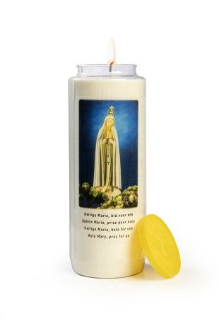 Cierge de neuvaine notre-dame de fatima 1 Cierge de neuvaine notre-dame de fatima