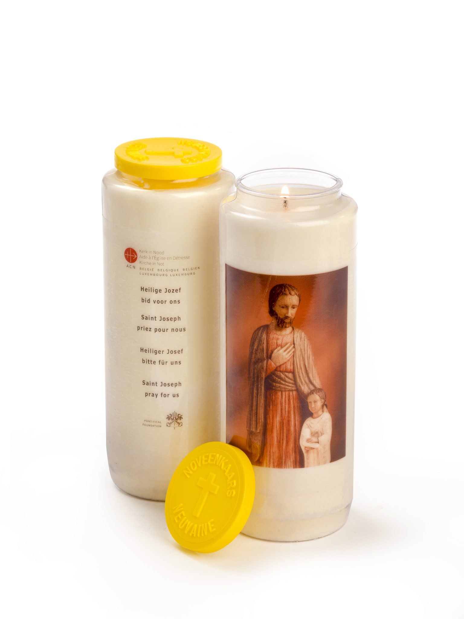 Cierge de neuvaine « saint joseph, priez pour nous » 1 Cierge de neuvaine « saint joseph, priez pour nous »