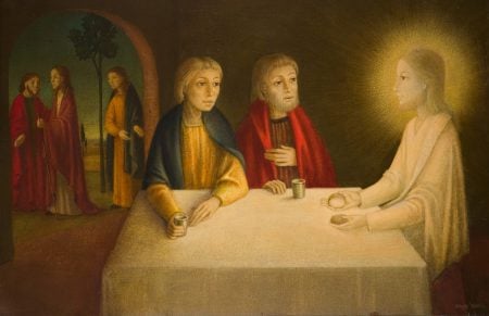 Carte de voeux: disciples d'emmaüs 1 Carte de voeux: disciples d'emmaüs