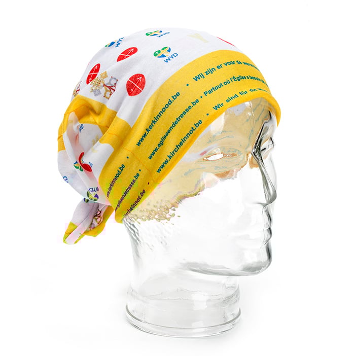 Bandana aide à l'église en détresse 2 Bandana op hoofd lr