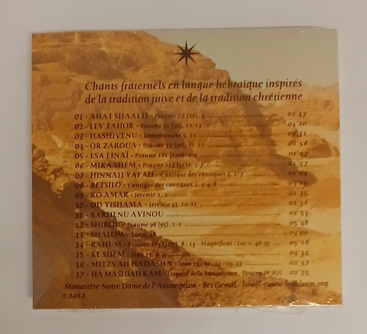 Cd 'voix qui crie dans le désert' 2 Cd 'voix qui crie dans le désert' - image 2