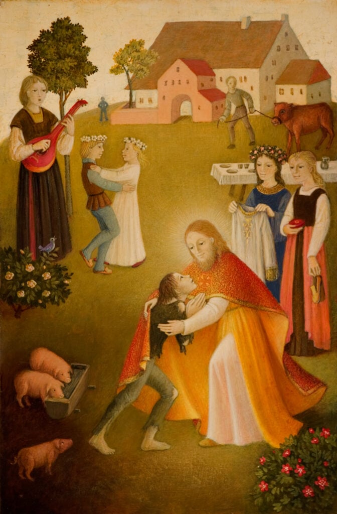 Plaque image "le fils prodigue" 4 Bradi barth 158