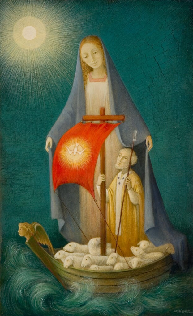 Plaque image "le navire de l'église" 3 Bradi barth 159