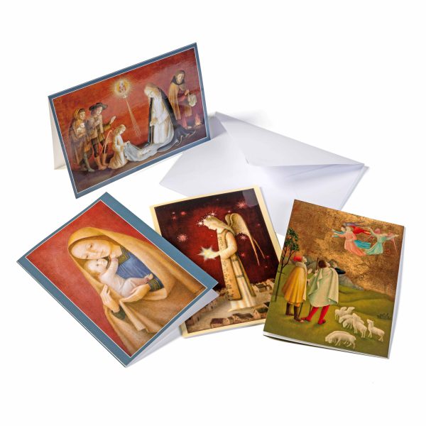 Lot de 4 cartes de Noël Bradi Barth