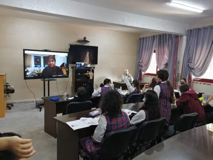 École des Soeurs du Rosaire avant les bombardements, Gaza