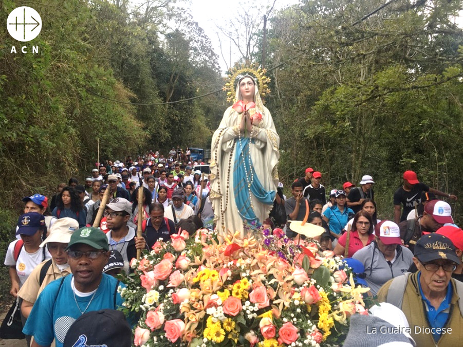 Pèlerinage de Notre-Dame de Lourdes au Venezuela, 2020 © ACN La Guaira Diocese