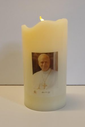 Cierge LED pape Léon XIV