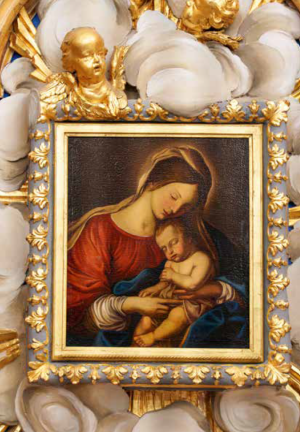 Carte de Noël - Vierge à l'Enfant